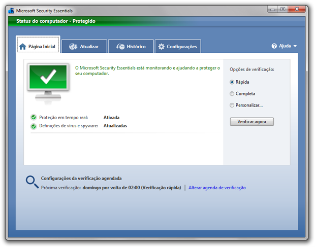Microsoft Security Essentials (Foto: Divulgação)